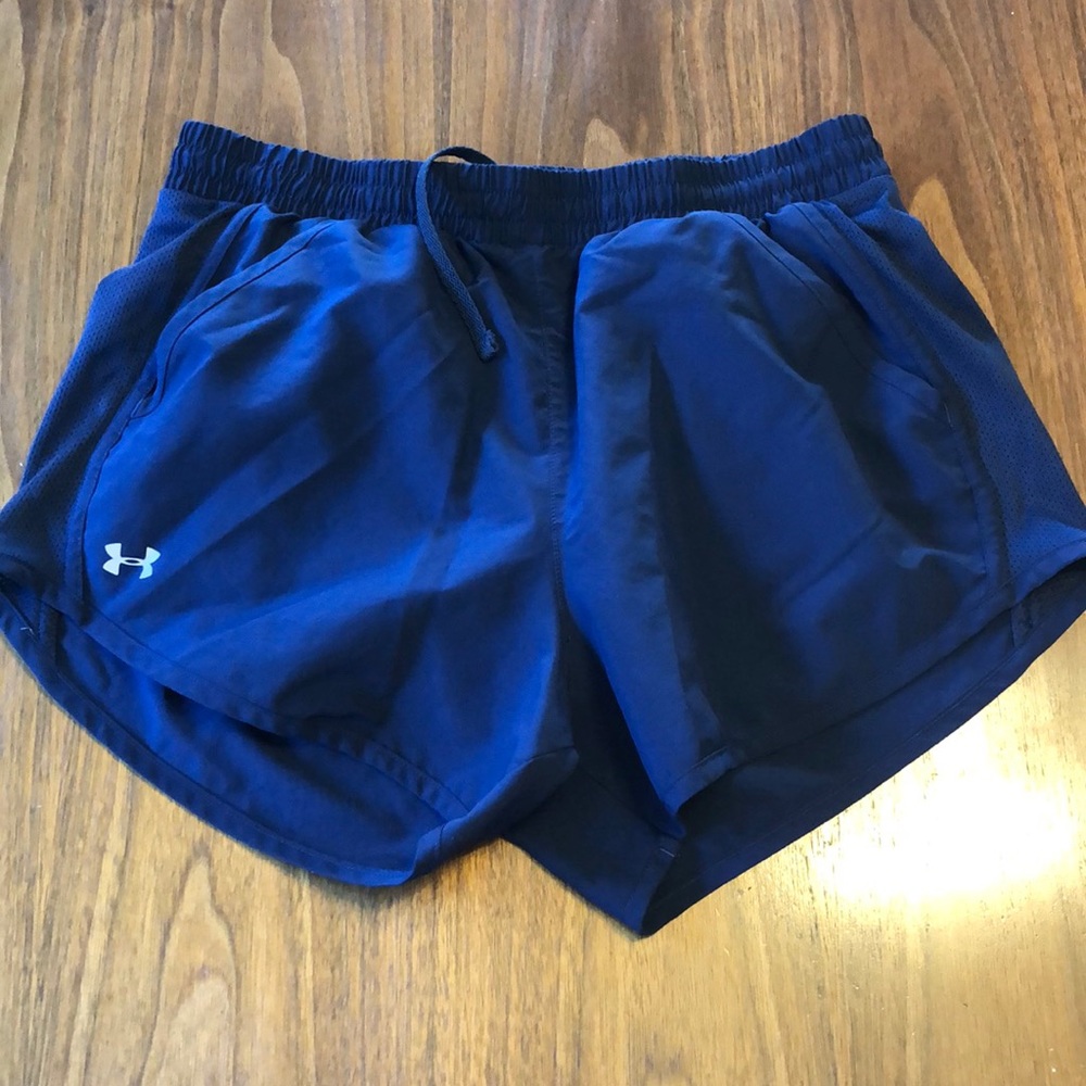 Navy Running shorts